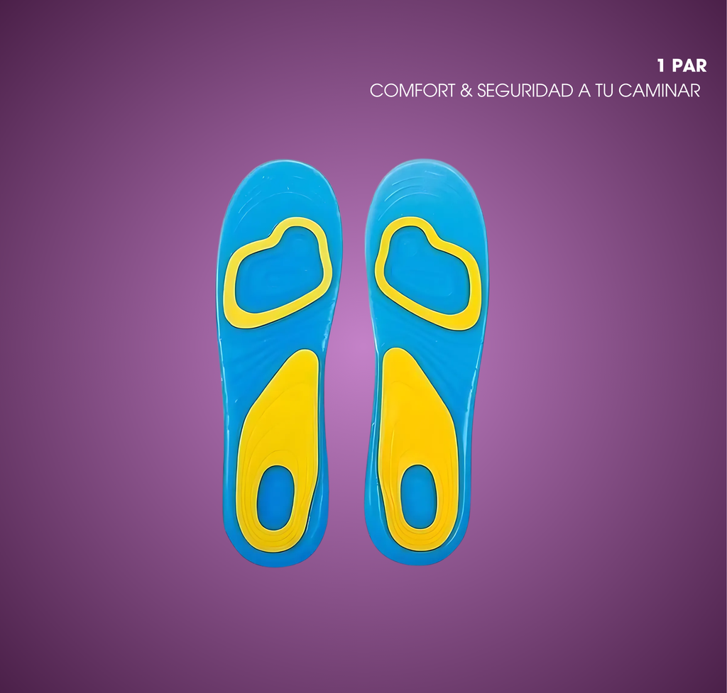 KIT ANTI DOLOR PLANTAR | 2X1 Plantillas cloud 5D + Plantillas silicone comfort + Tobillera pro fascitis